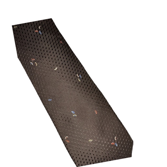 LEOPOLD PRICE & ROLLE HOUSTON TIE MADE EXPRESSLY BY X'ANDRINI EUC RARE 100% SILK - Picture 2 of 7